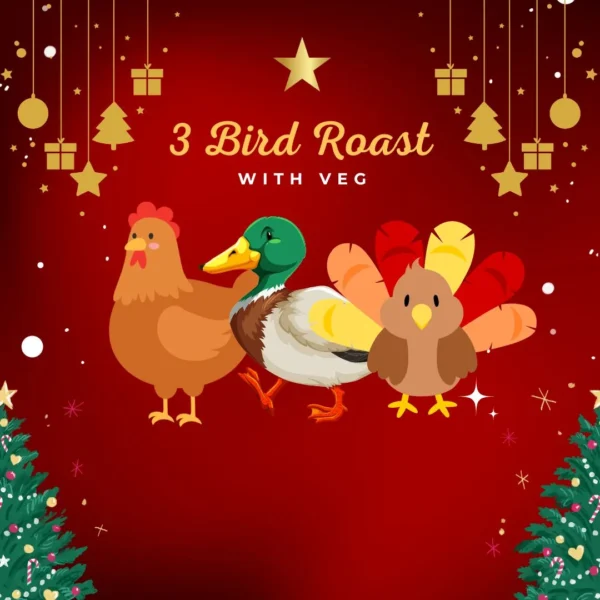 3 Bird Roast With Veg Ready Meal