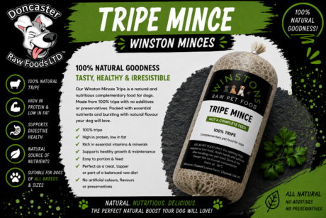 Winstons Raw Pet Food Tripe Mince