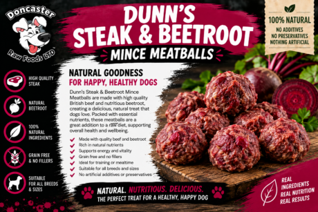 Dunn’s Steak & Beetroot Mince Meatballs